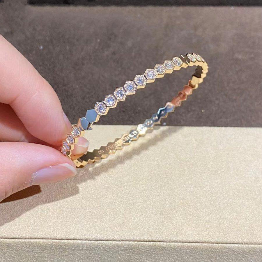 [Echo Fine ]BEE LOVE GOLD BRACELET FULL DIAMOND