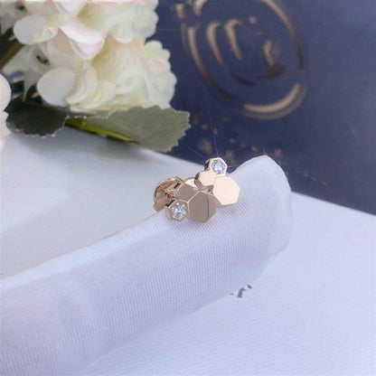 [Echo Fine ]BEE LOVE PINK GOLD DIAMOND EARRINGS