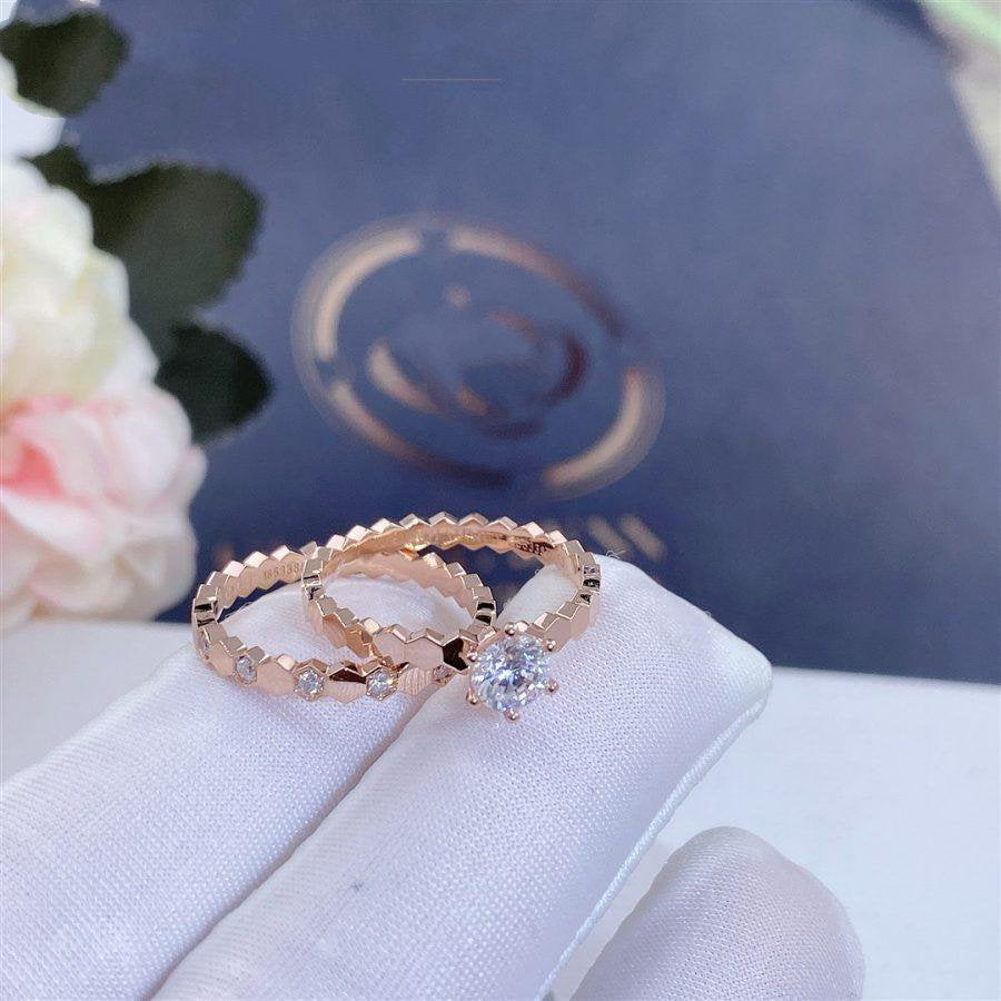 [Echo Fine ]BEE LOVE RING PINK GOLD 1 DIAMOND