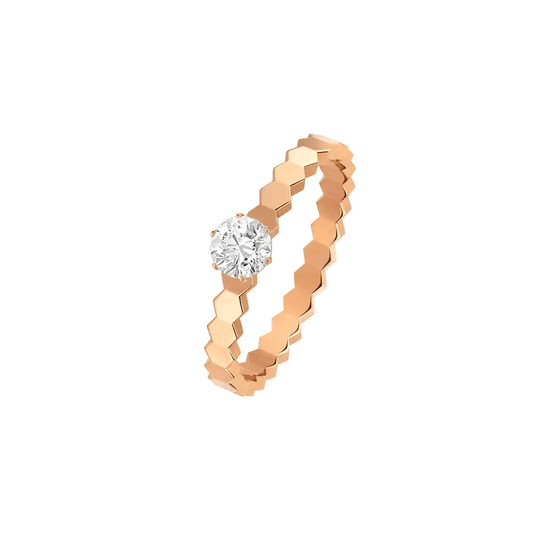 [Echo Fine ]BEE LOVE RING PINK GOLD 1 DIAMOND