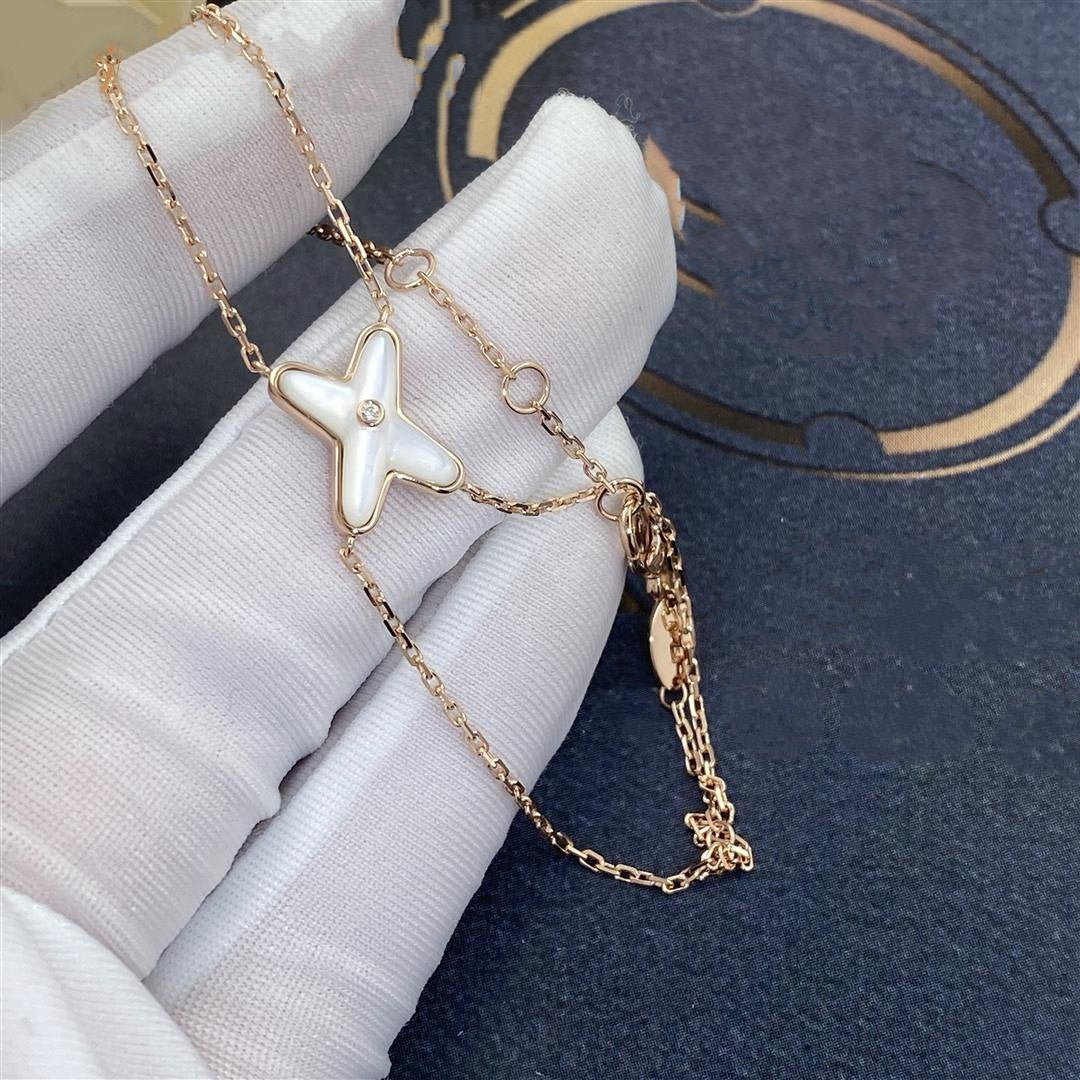 [Echo Fine ]JEUX BRACELET WHITE MOP PINK GOLD 1 DIAMOND
