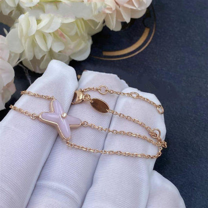 [Echo Fine ]JEUX BRACELET PINK MOP PINK GOLD 1 DIAMOND