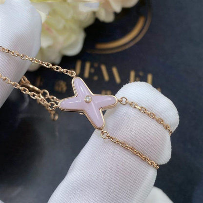 [Echo Fine ]JEUX BRACELET PINK MOP PINK GOLD 1 DIAMOND