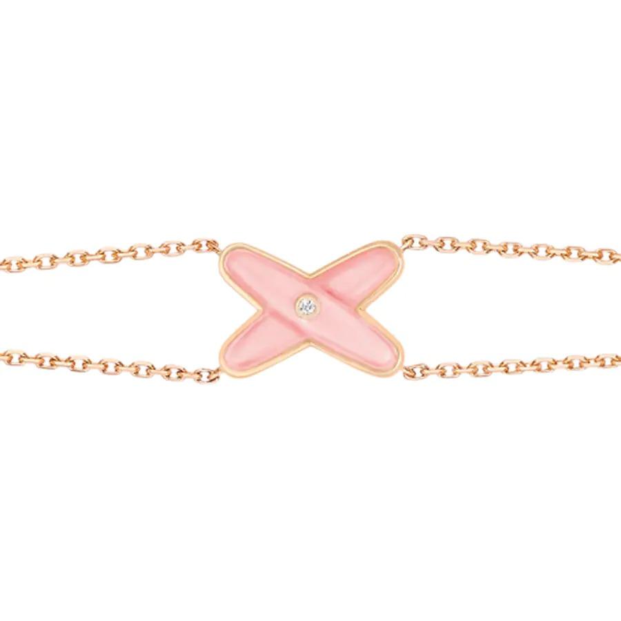 [Echo Fine ]JEUX BRACELET PINK MOP PINK GOLD 1 DIAMOND