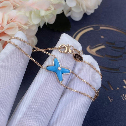 [Echo Fine ]JEUX BRACELET TURQUOISE PINK GOLD 1 DIAMOND