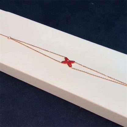 [Echo Fine ]JEUX BRACELET CARNELIAN PINK GOLD 1 DIAMOND
