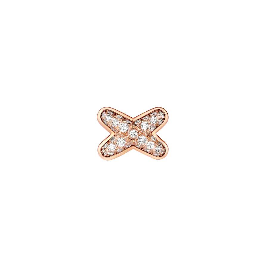 [Echo Fine ]JEUX DE PINK GOLD DIAMOND EARRINGS