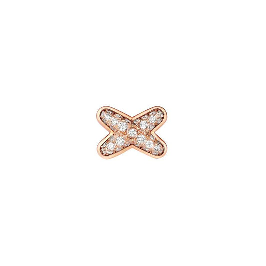 [Echo Fine ]JEUX DE PINK GOLD DIAMOND EARRINGS