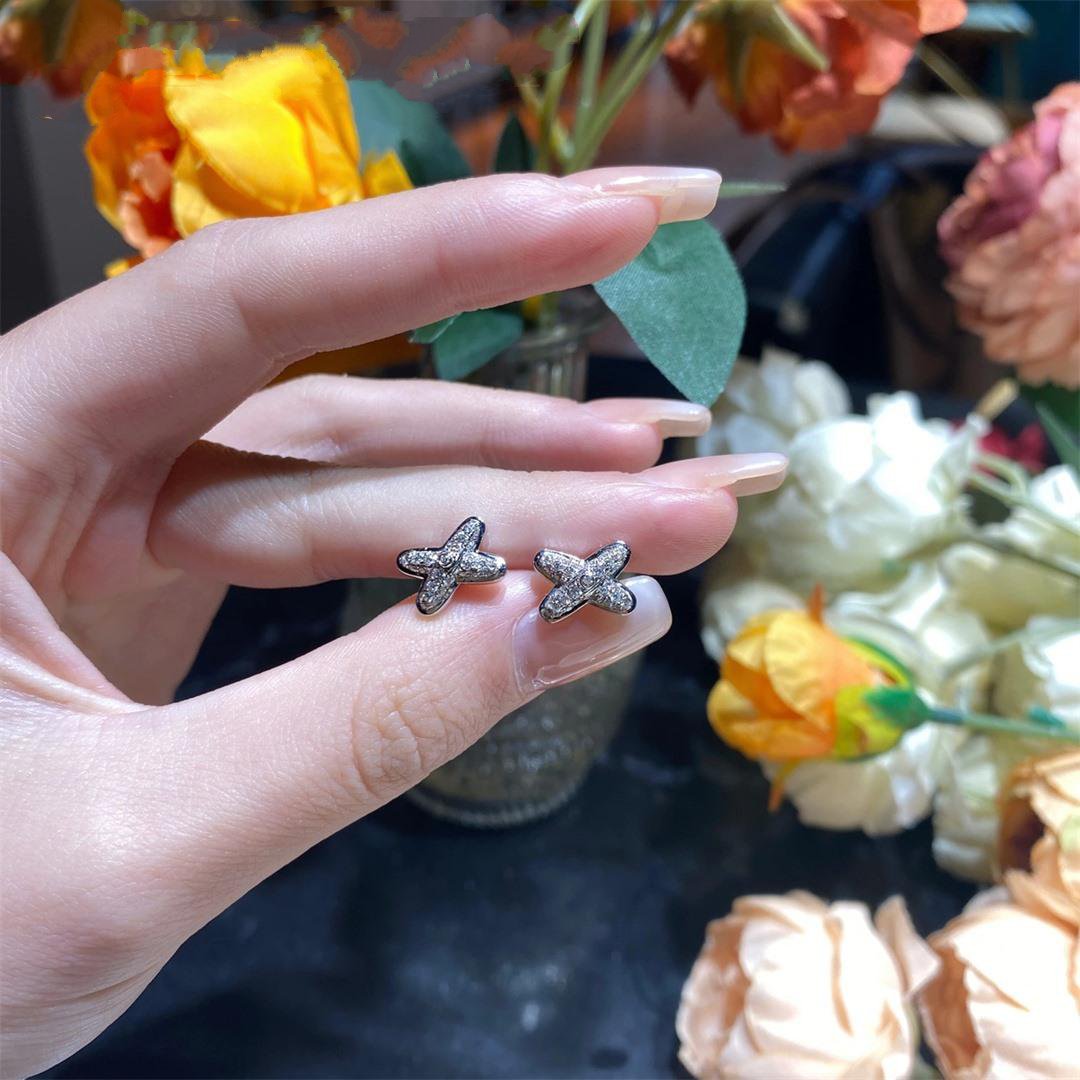 [Echo Fine ]JEUX DE SILVER DIAMOND EARRINGS