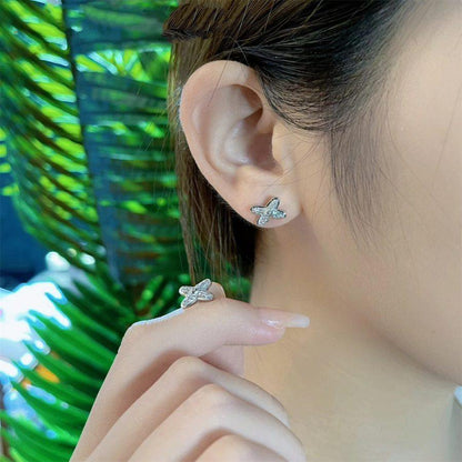 [Echo Fine ]JEUX DE SILVER DIAMOND EARRINGS