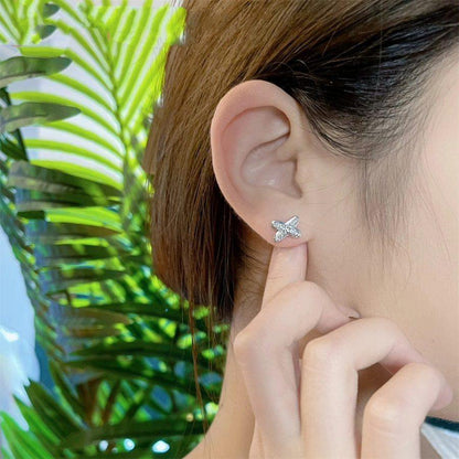 [Echo Fine ]JEUX DE SILVER DIAMOND EARRINGS