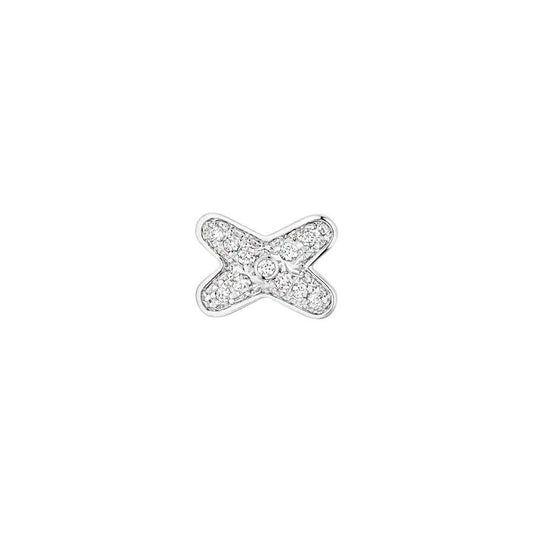 [Echo Fine ]JEUX DE SILVER DIAMOND EARRINGS