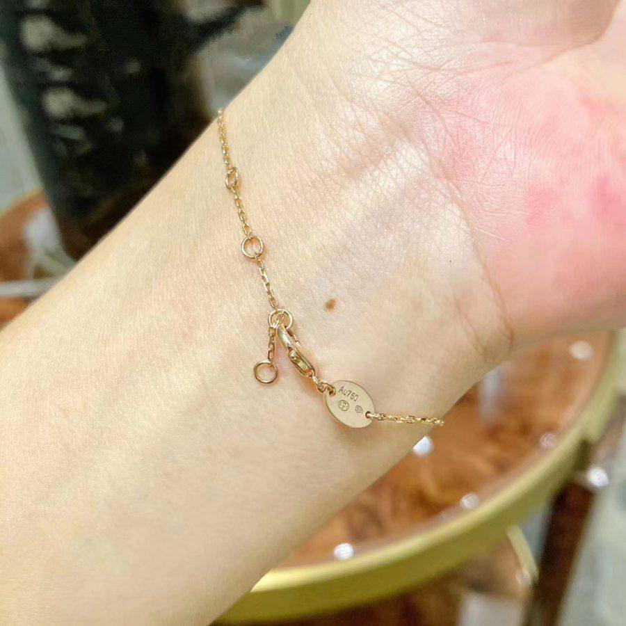 [Echo Fine ]JEUX DE BRACELET MOP PINK GOLD DIAMONDS