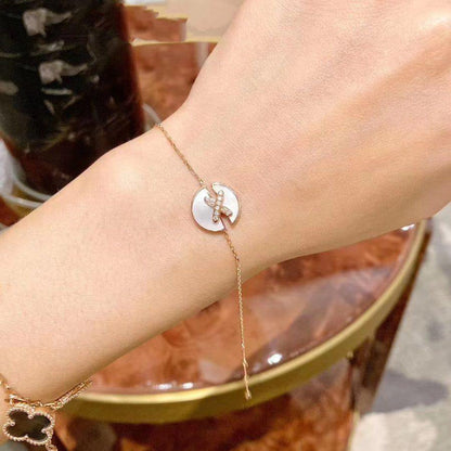 [Echo Fine ]JEUX DE BRACELET MOP PINK GOLD DIAMONDS
