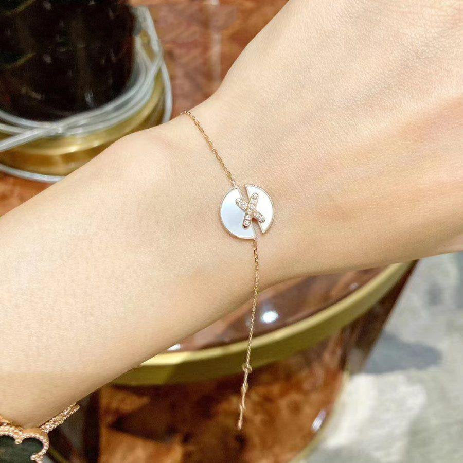 [Echo Fine ]JEUX DE BRACELET MOP PINK GOLD DIAMONDS
