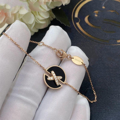 [Echo Fine ]JEUX DE BRACELET ONYX PINK GOLD DIAMOND