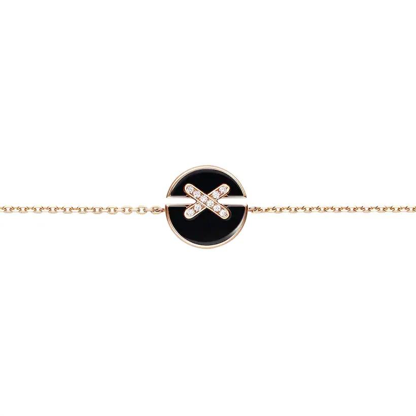 [Echo Fine ]JEUX DE BRACELET ONYX PINK GOLD DIAMOND