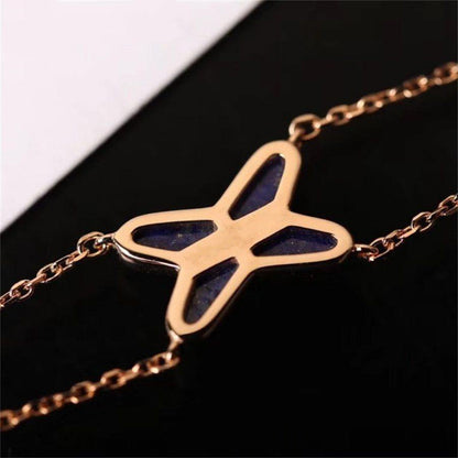 [Echo Fine ]Hollow Design Four-Leaf Clover Flower Shape Ring