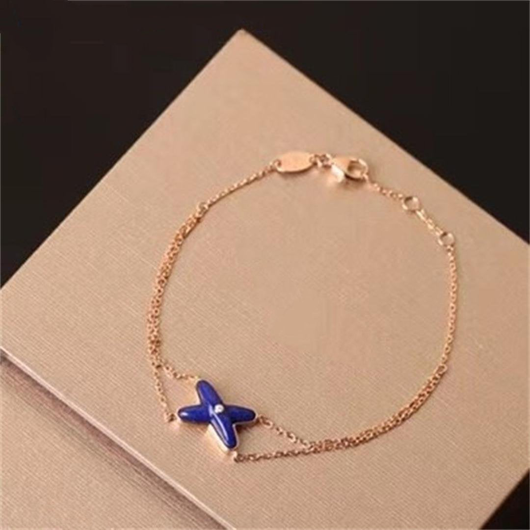 [Echo Fine ]Hollow Design Four-Leaf Clover Flower Shape Ring