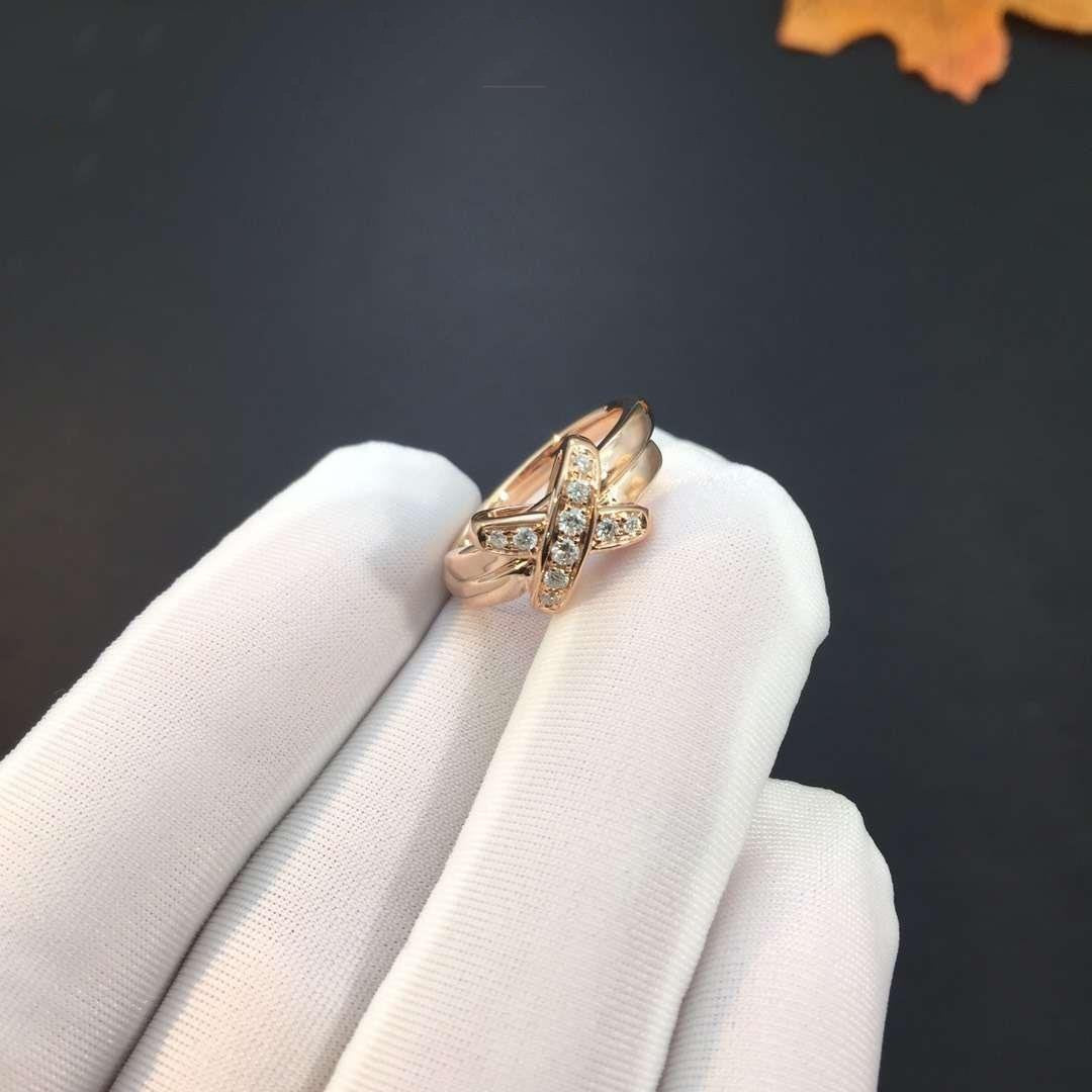 [Echo Fine ]JEUX DE PINK GOLD DIAMOND RING
