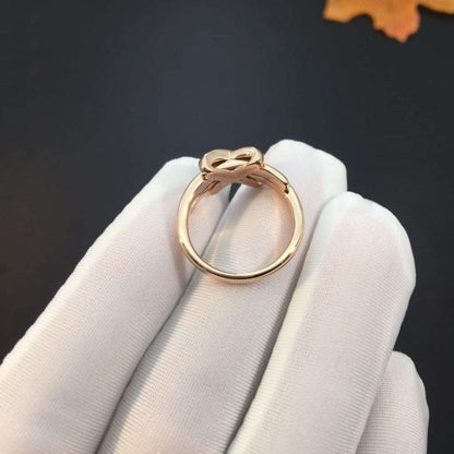 [Echo Fine ]JEUX DE PINK GOLD DIAMOND RING