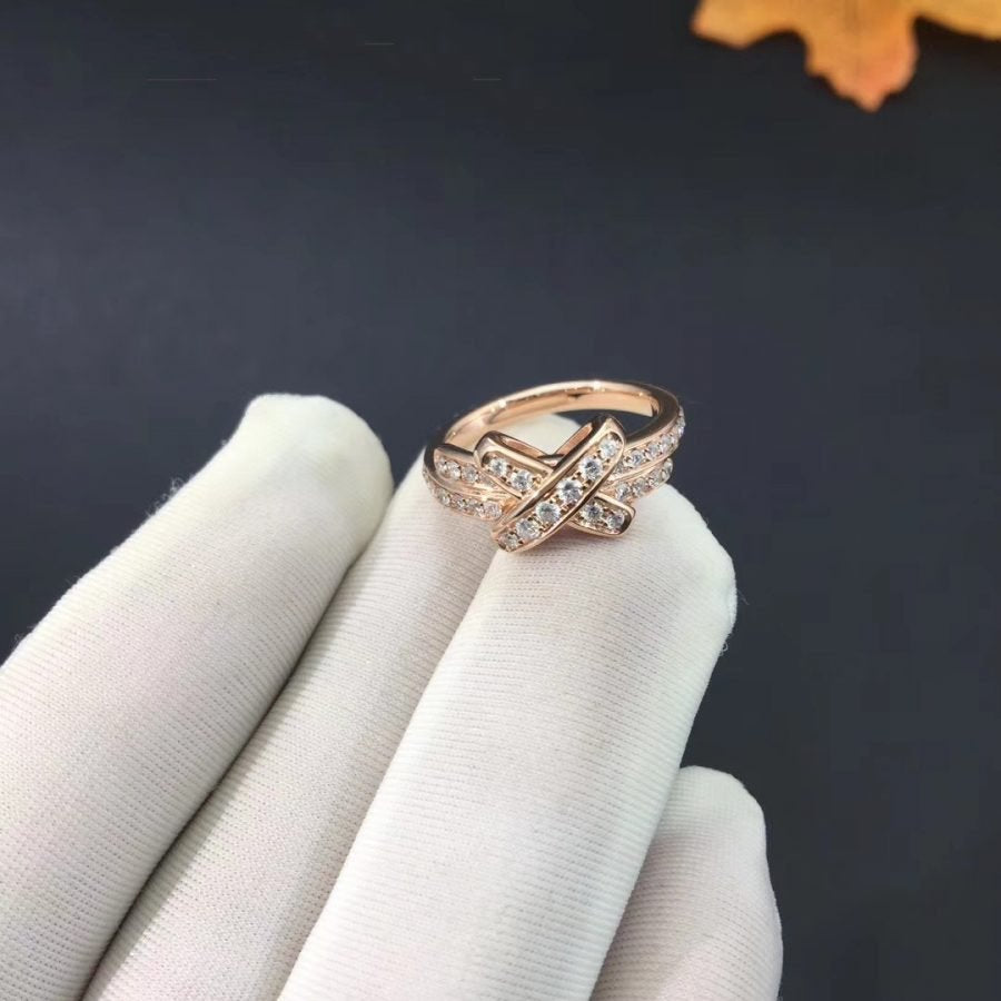 [Echo Fine ]JEUX DE RING PINK GOLD DIAMOND