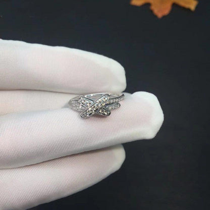 [Echo Fine ]JEUX DE SILVER DIAMOND RING