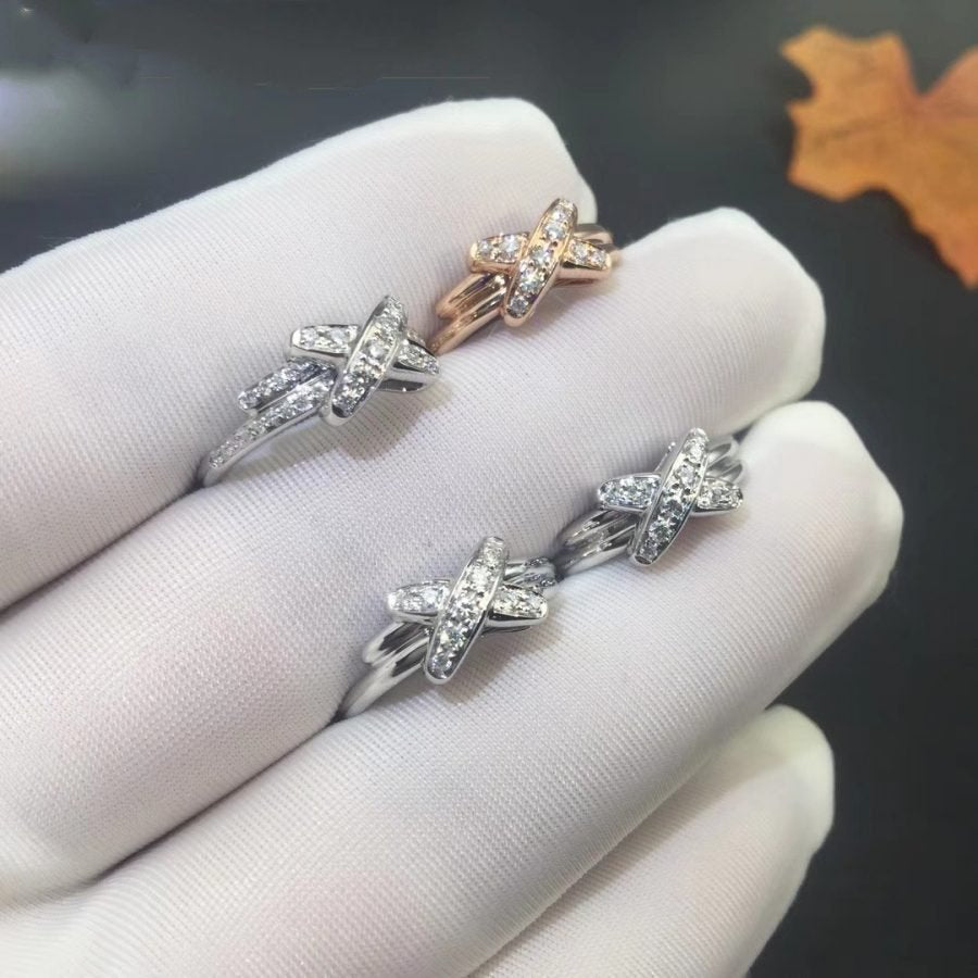 [Echo Fine ]JEUX DE SILVER DIAMOND RING
