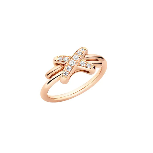 [Echo Fine ]JEUX DE PINK GOLD DIAMOND RING