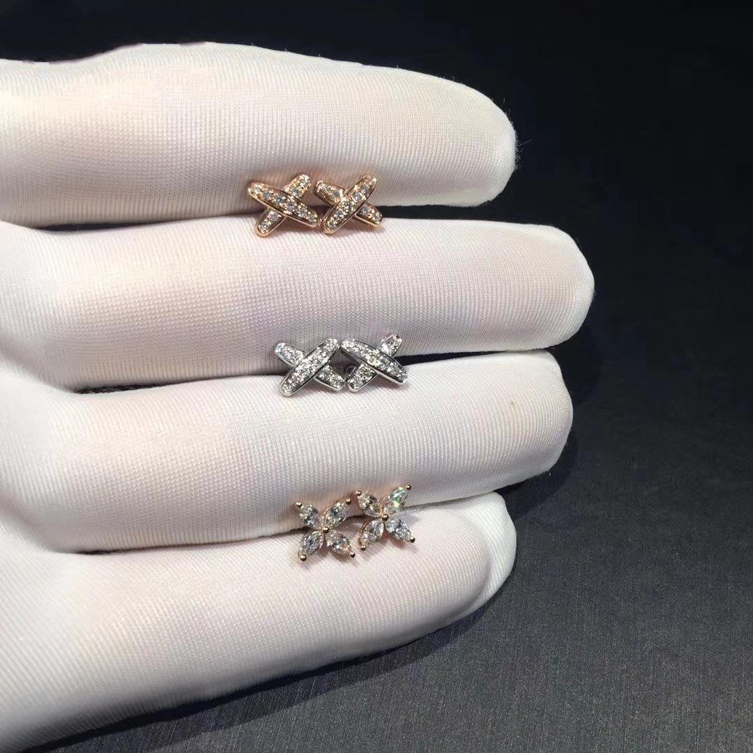 [Echo Fine ]JEUX DE DIAMOND EARRINGS