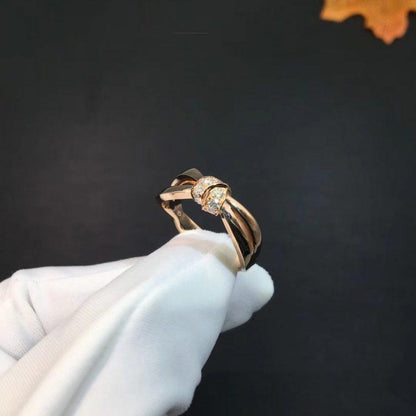 [Echo Fine ]LIENS RING PINK GOLD DIAMOND