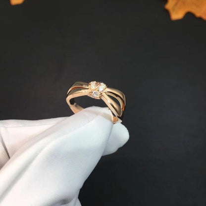 [Echo Fine ]LIENS RING PINK GOLD DIAMOND