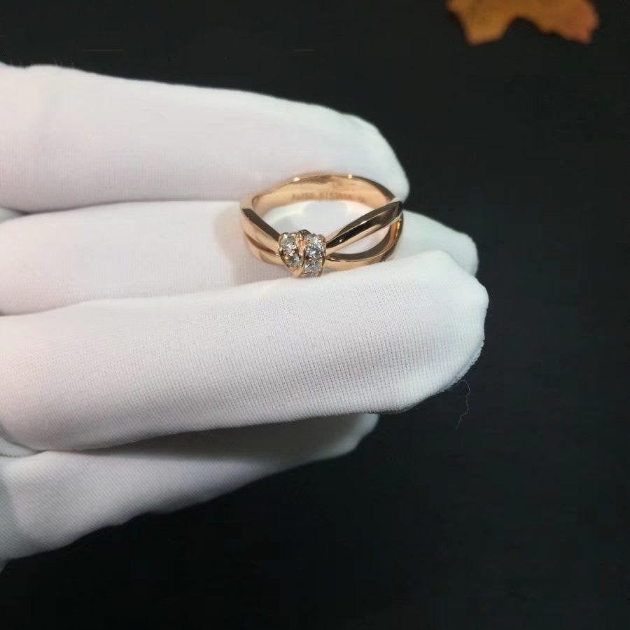 [Echo Fine ]LIENS RING PINK GOLD DIAMOND