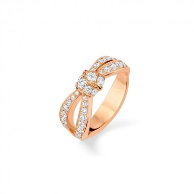 [Echo Fine ]LIENS PINK GOLD DIAMOND RING