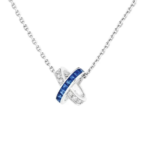 [Echo Fine ]LIENS DIAMOND SILVER NECKLACE