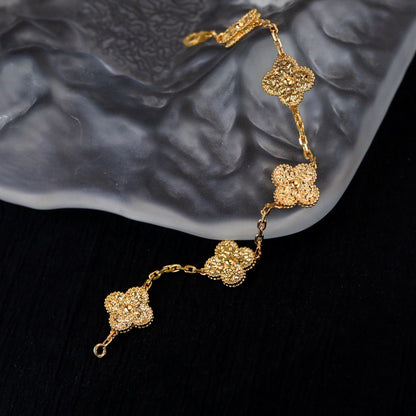 [Echo Fine ]CLOVER 5 MOTIFS BRONZING BRACELET
