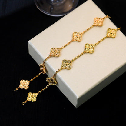 [Echo Fine ]CLOVER 5 MOTIFS BRONZING BRACELET