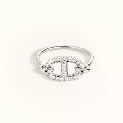 [Echo Fine ]RONDE SMALL SILVER DIAMOND RING