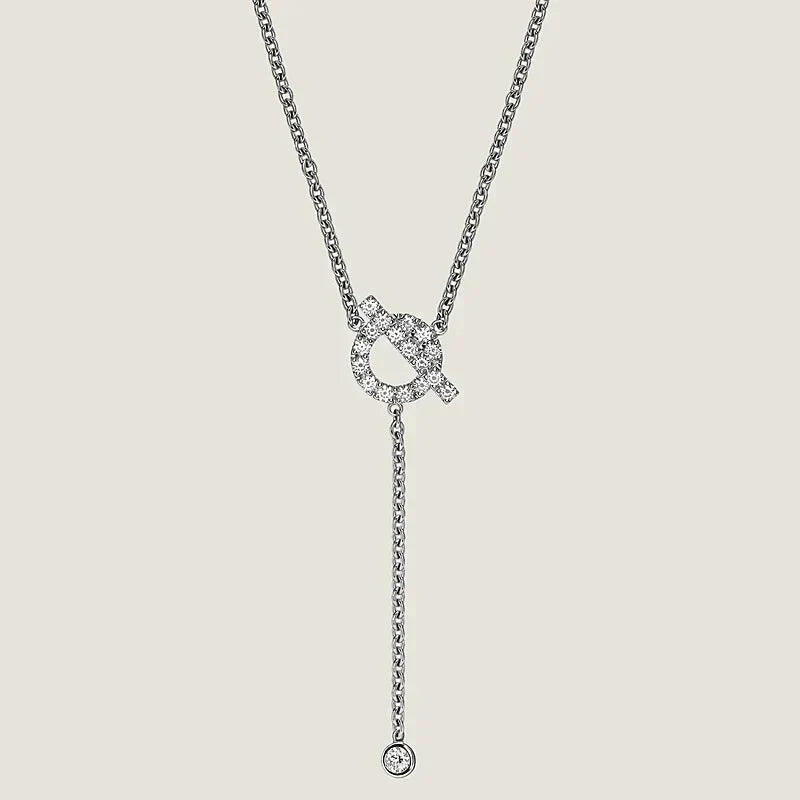 [Echo Fine ]FINESSE SILVER DIAMOND NECKLACE