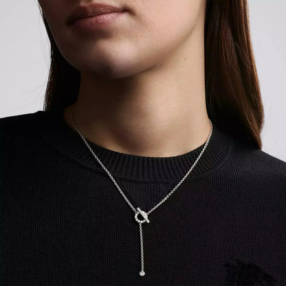 [Echo Fine ]FINESSE SILVER DIAMOND NECKLACE