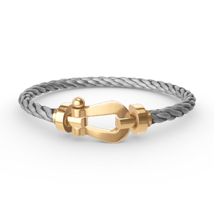 [Echo Fine ]FORCE LARGE HORSESHOE NO DIAMOND BRACELET GOLD