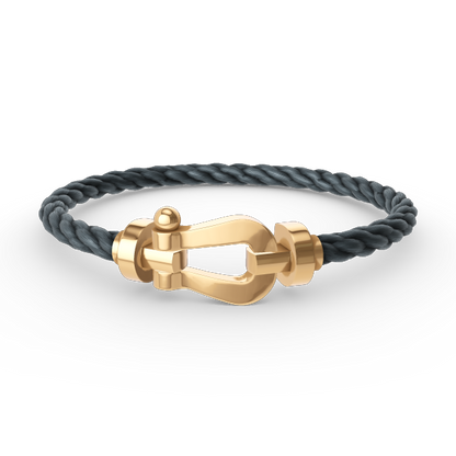 [Echo Fine ]FORCE LARGE HORSESHOE NO DIAMOND BRACELET GOLD