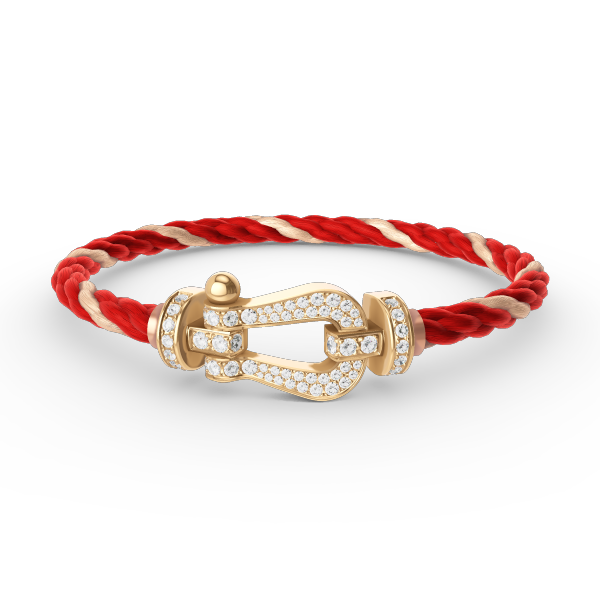 [Echo Fine ]FORCE LARGE HORSESHOE FULL DIAMOND BRACELET GOLD