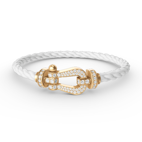 [Echo Fine ]FORCE LARGE HORSESHOE FULL DIAMOND BRACELET GOLD