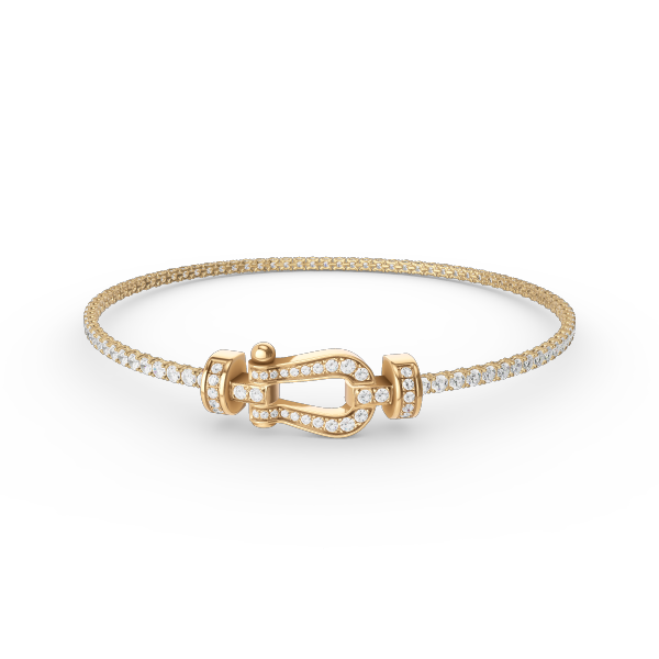 [Echo Fine ]FORCE  HORSESHOE  DIAMOND TENNIS BRACELET