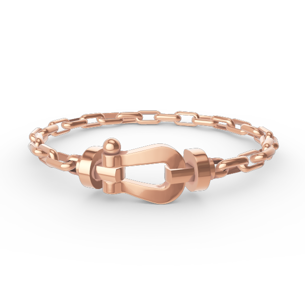 [Echo Fine ]FORCE LARGE HORSESHOE CLASP  METAL BRACELET
