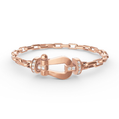 [Echo Fine ]FORCE LARGE HORSESHOE CLASP  METAL BRACELET
