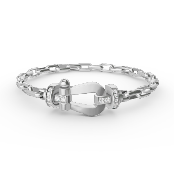 [Echo Fine ]FORCE LARGE HORSESHOE CLASP  METAL BRACELET