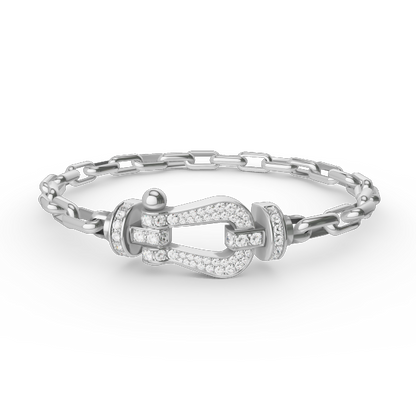 [Echo Fine ]FORCE LARGE HORSESHOE CLASP  METAL BRACELET