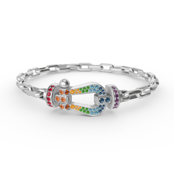 [Echo Fine ]FORCE LARGE HORSESHOE CLASP  METAL BRACELET